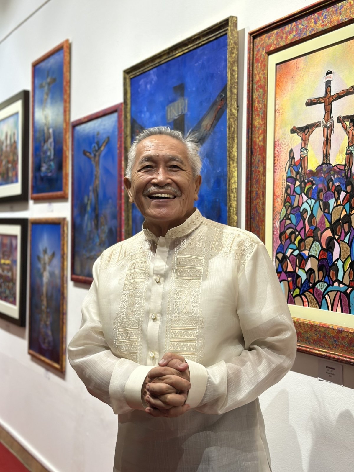 The Manila Hotel's Art Gallery showcases Kuwaresma by renowned Filipino artist Manuel Baldemor.