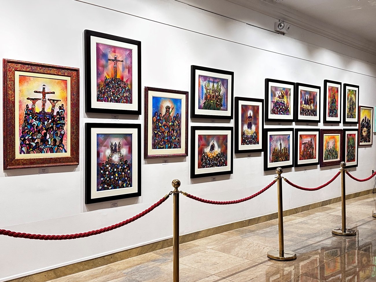Manuel Baldemor’s Kuwaresma at The Manila Hotel’s Art Gallery.
