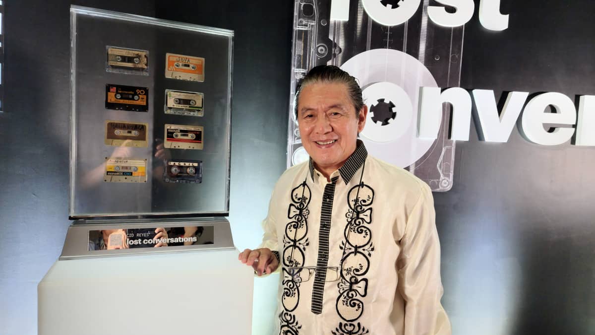Painter, advertising executive and art critic and writer Cid Reyes.