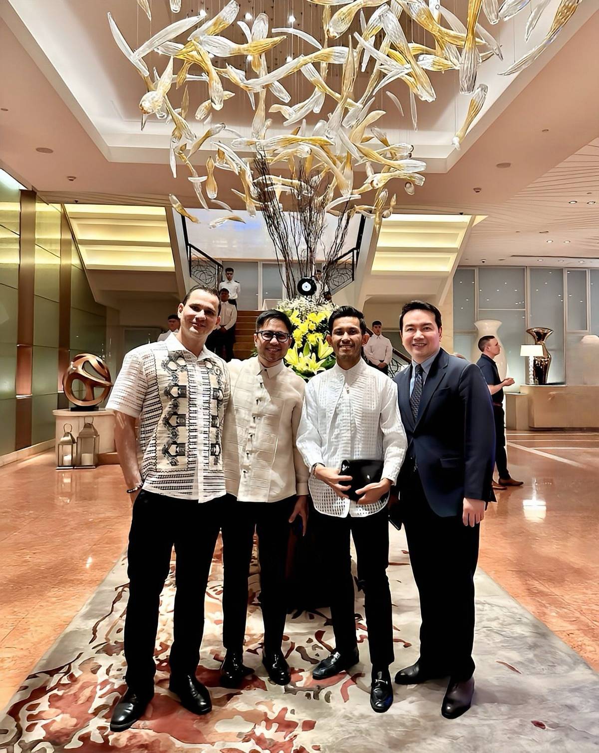 Ludovic Branellec, Arnel Quiambao, Rafael Fortus and Marco Protacio.