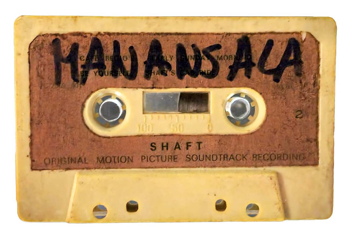 The original cassette tape used in interviewing Vicente Manansala.
