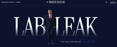 White House touts Covid-19 'lab leak' theory on revamped site