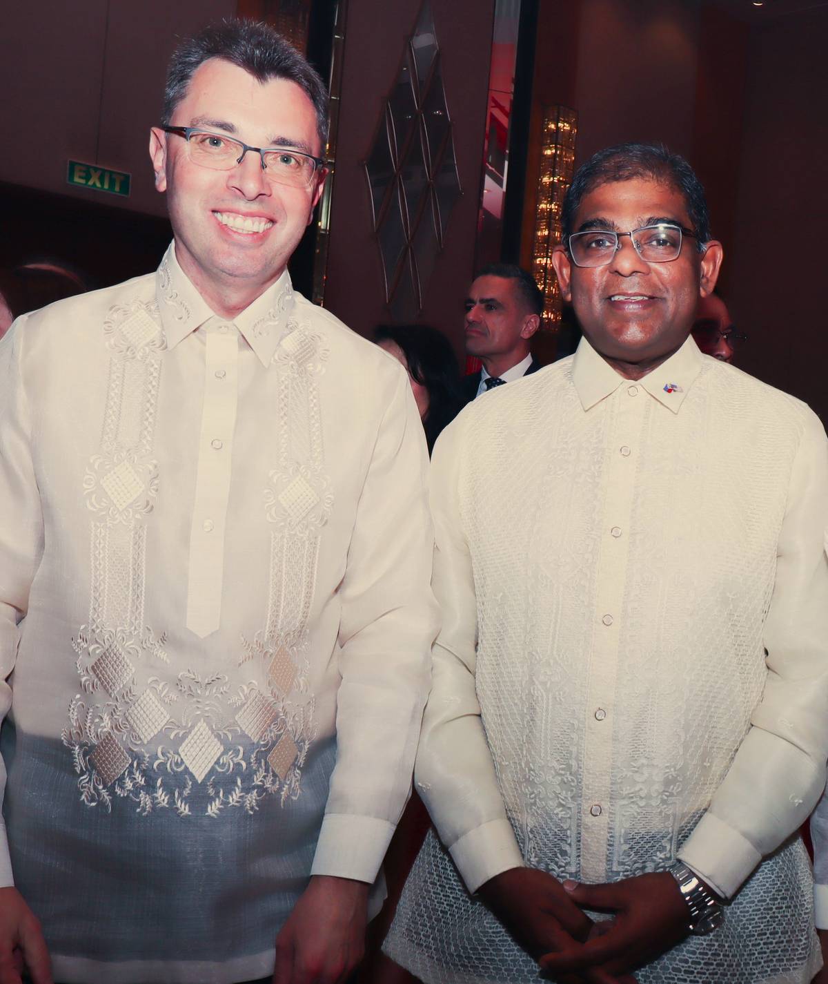 European Union Ambassador Massimo Santoro and Ambassador of Malaysia H.E. Dato Malik Melvin Castelino.