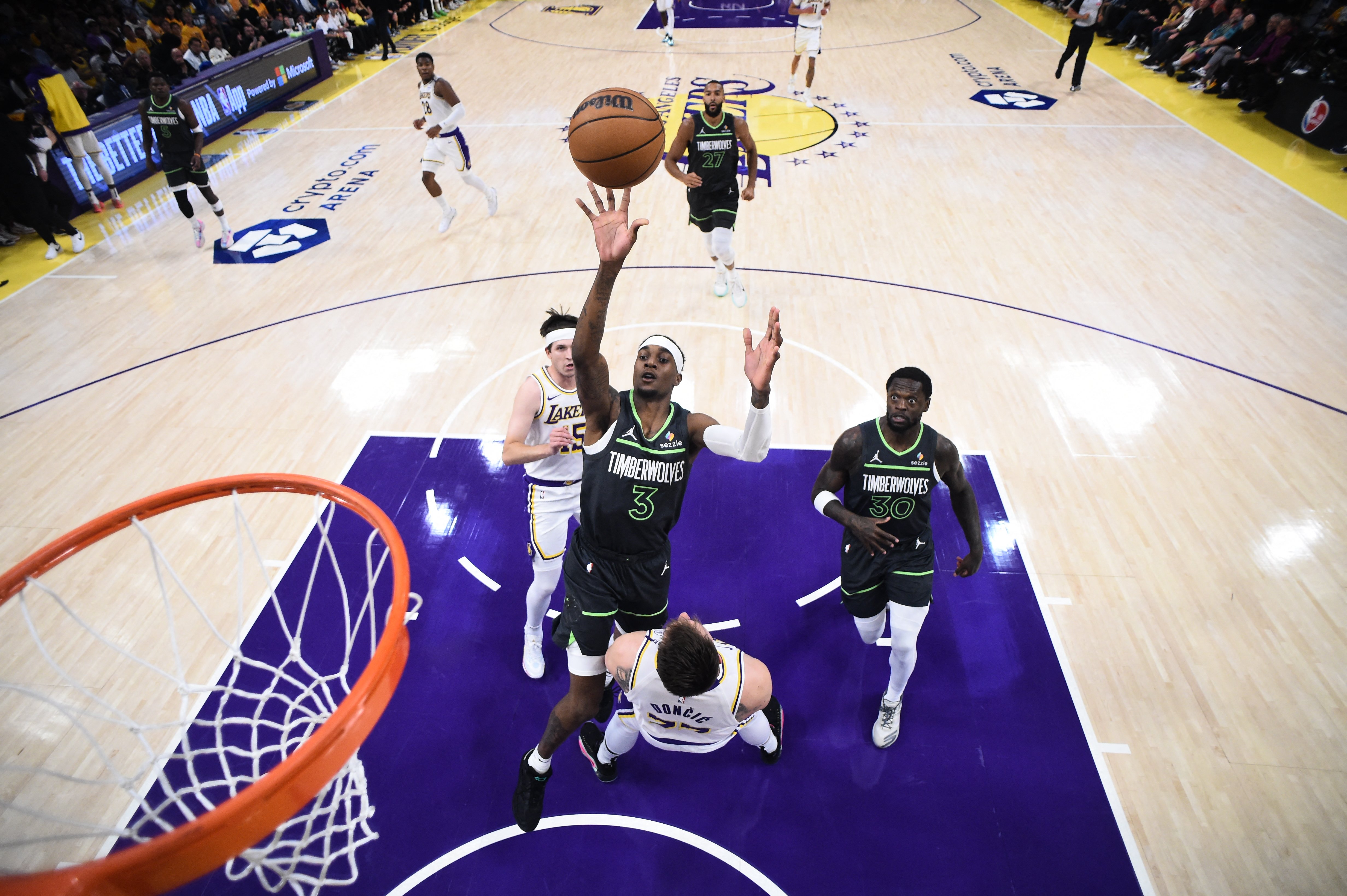 OPENING SALVO: T’Wolves devour Lakers; Nuggets clip Clippers