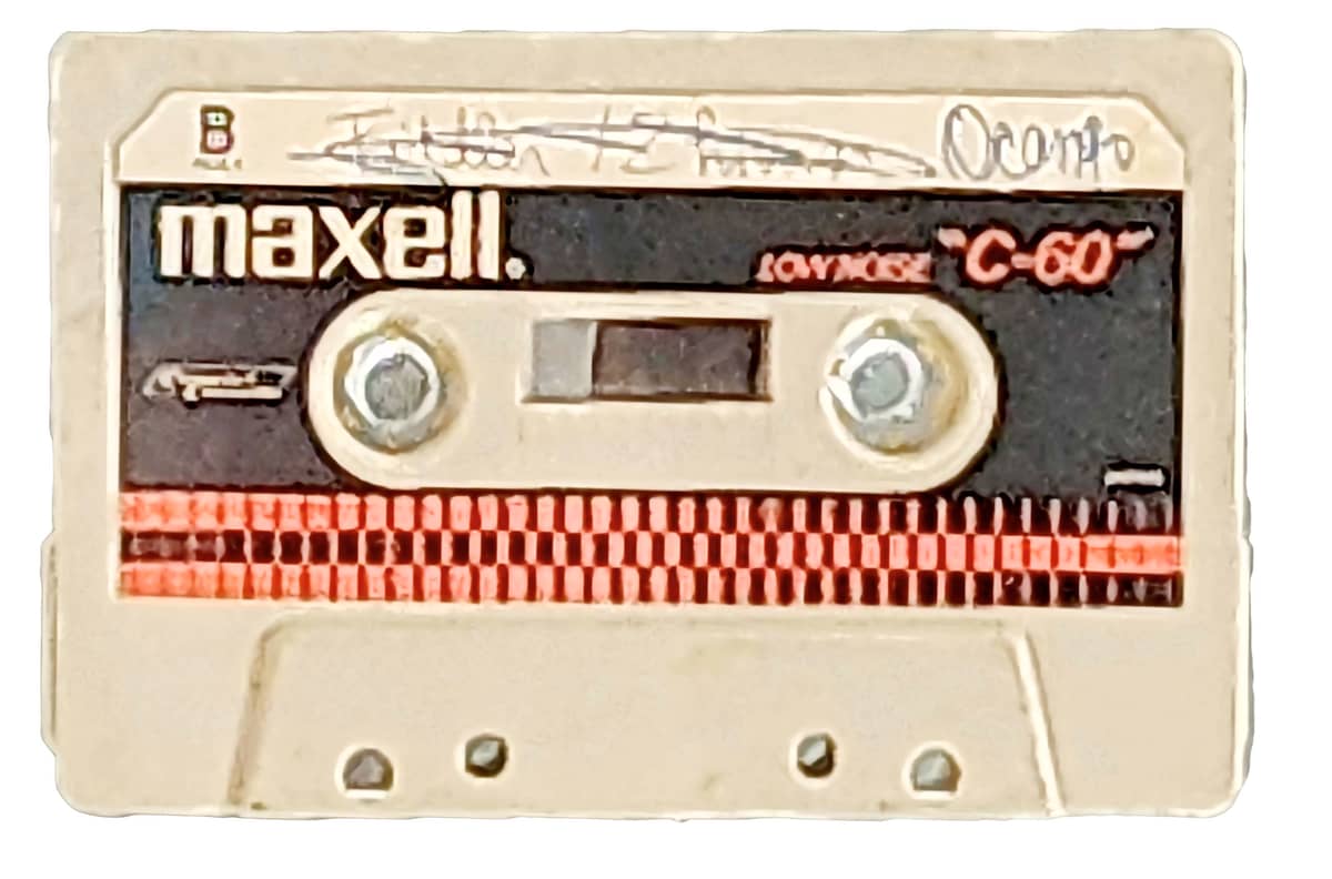 Cassette tape of the Hernando Ocampo interview.