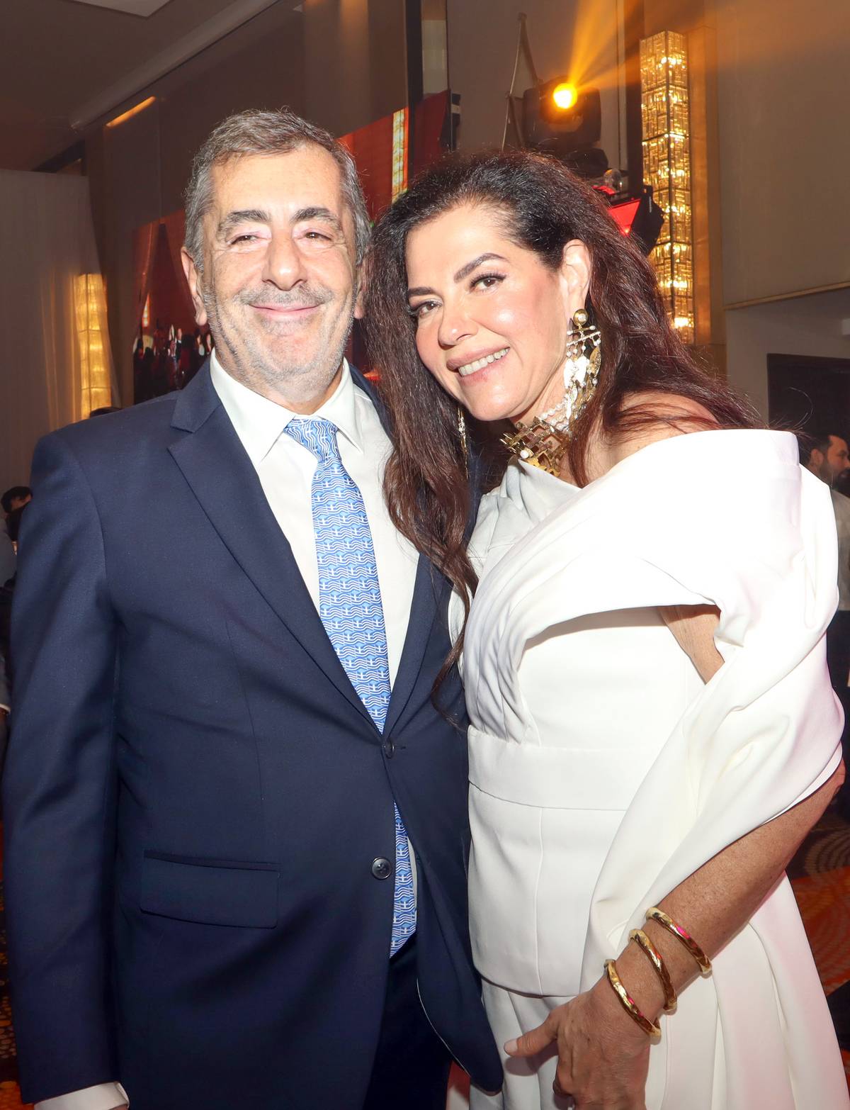 H.E. Ambassador of Greece Ioannis Pediotis and Aliki Pappas.