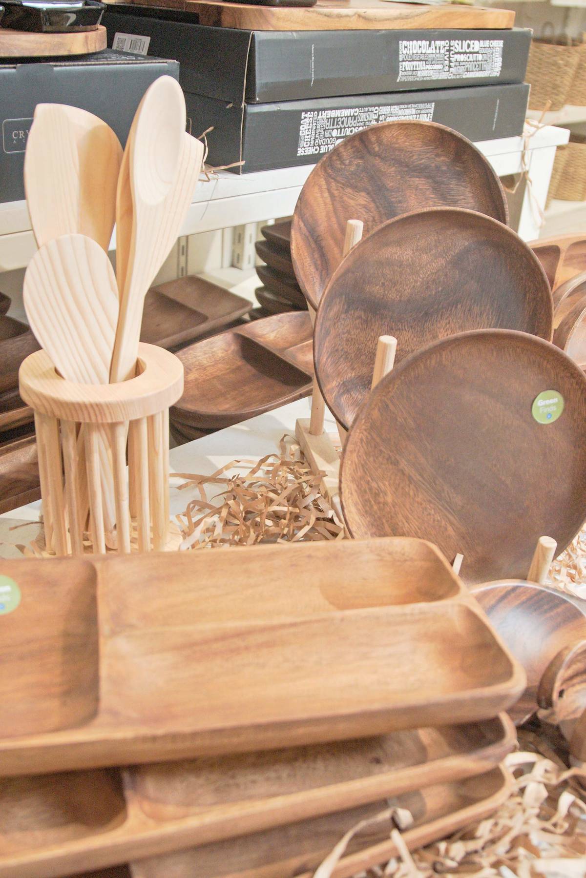 WOODEN utensils.