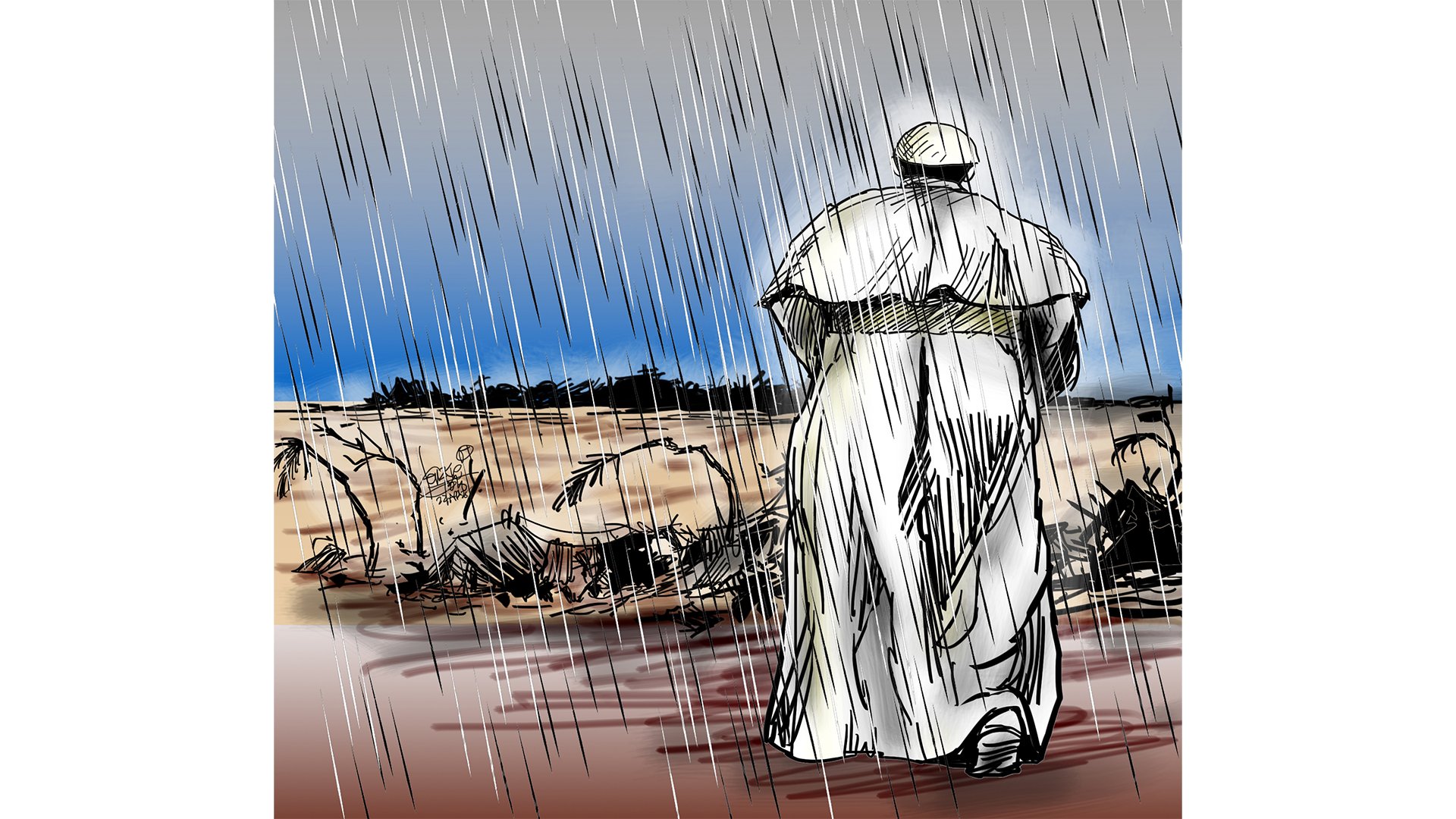 Francis, he who walked in the rain