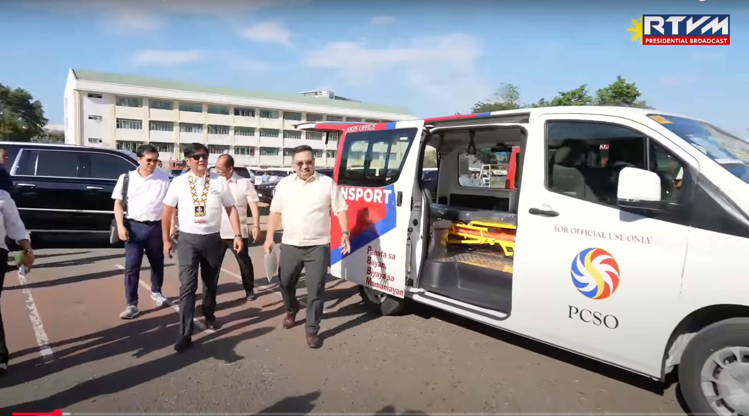 Marcos rolls out 91 new patient transport vehicles in Mindanao