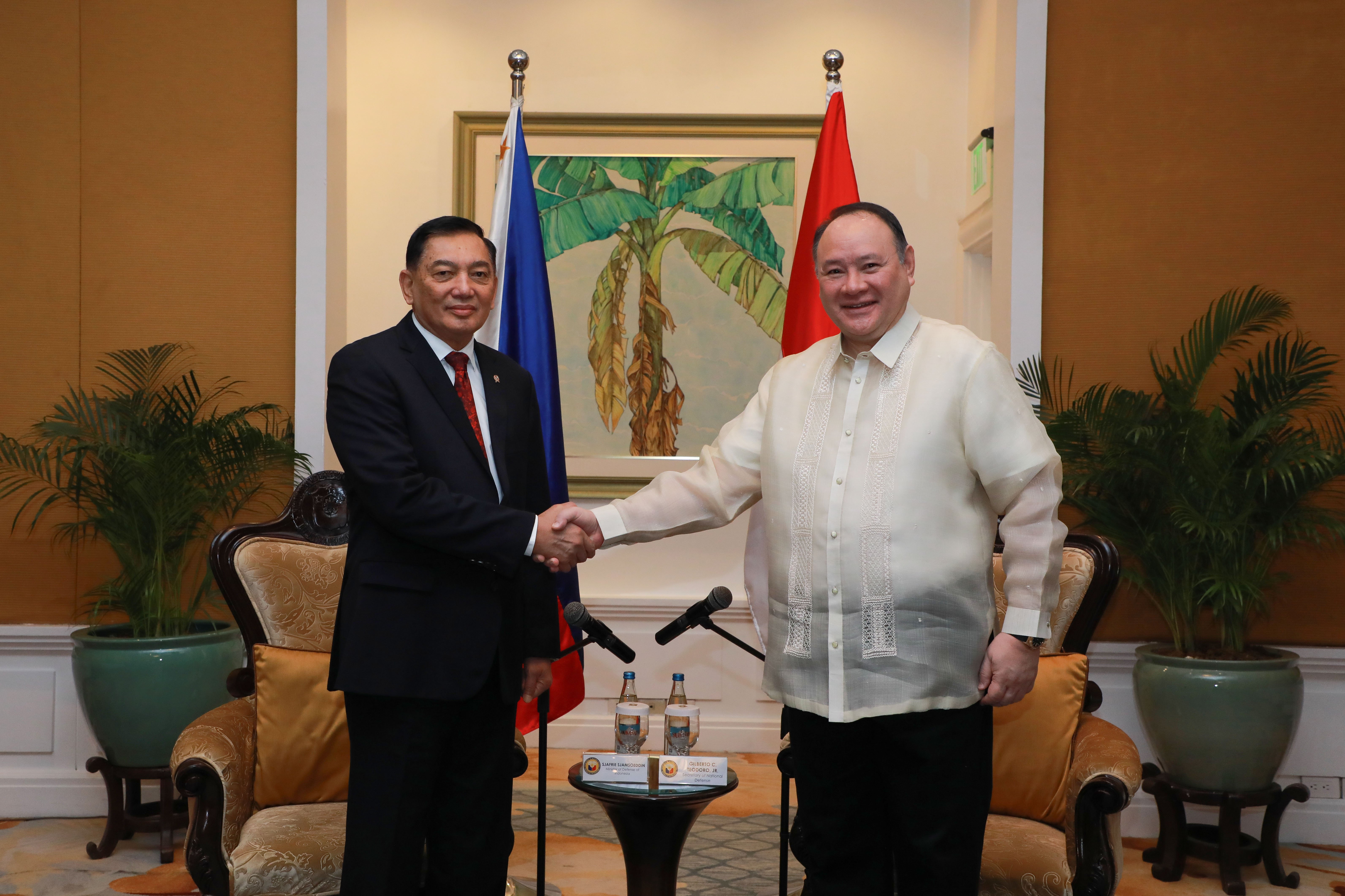 Phl, Indonesian defense chiefs boost military ties