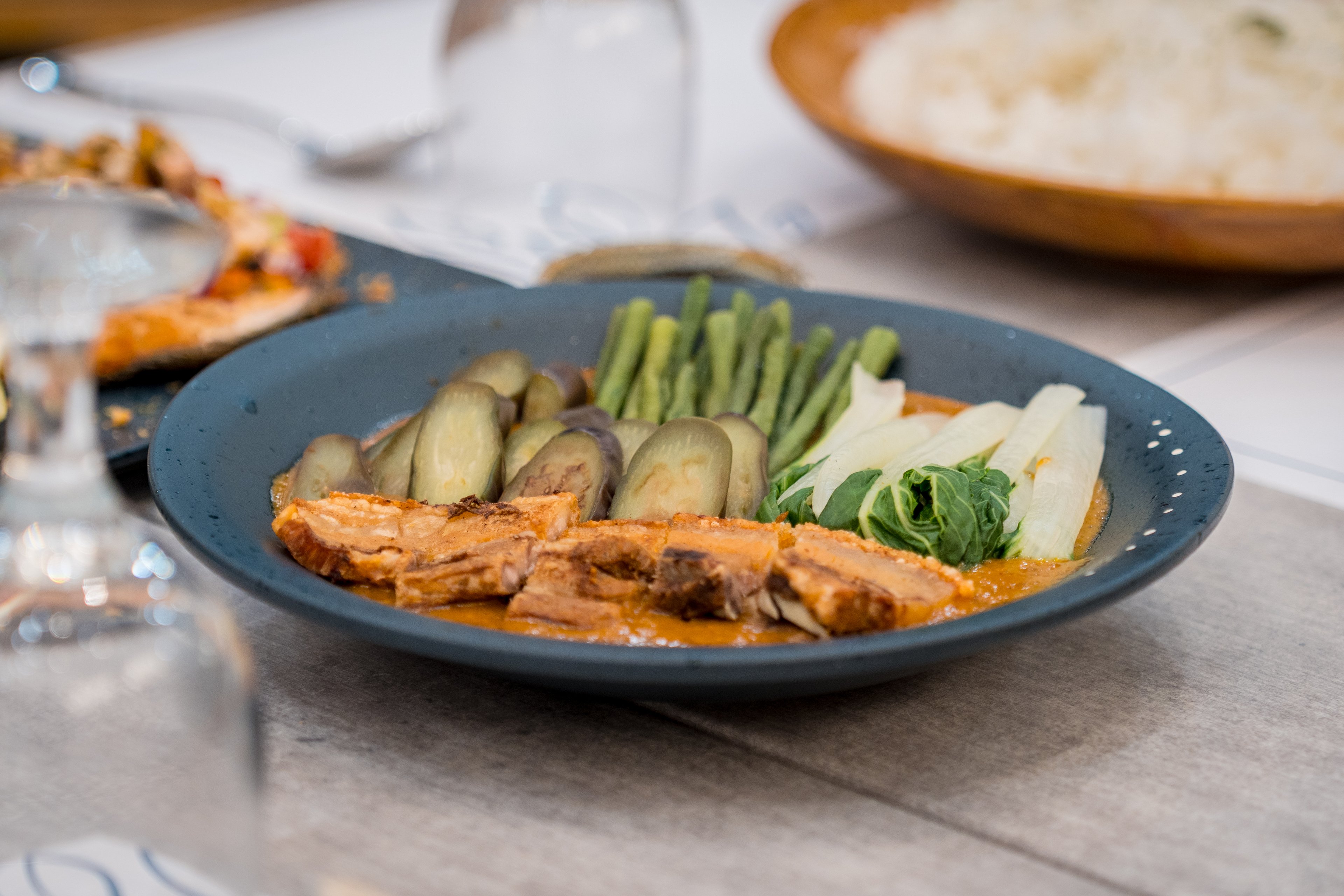 Crispy pork Kare-Kare