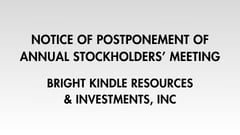Bright Kindle Resources & Investments Inc. 