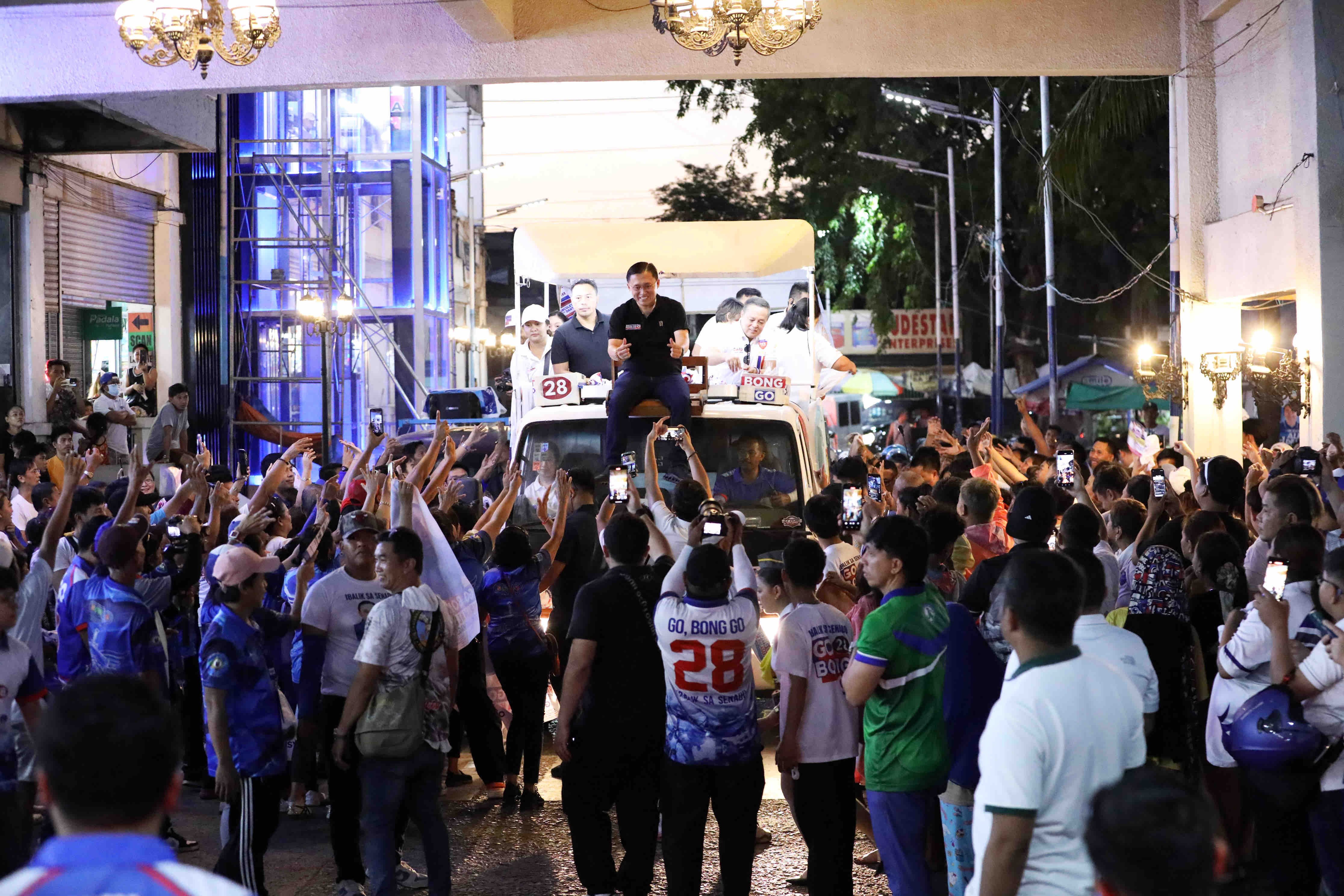 Bong Go rallies support in Taytay, pushes for healthcare and public services