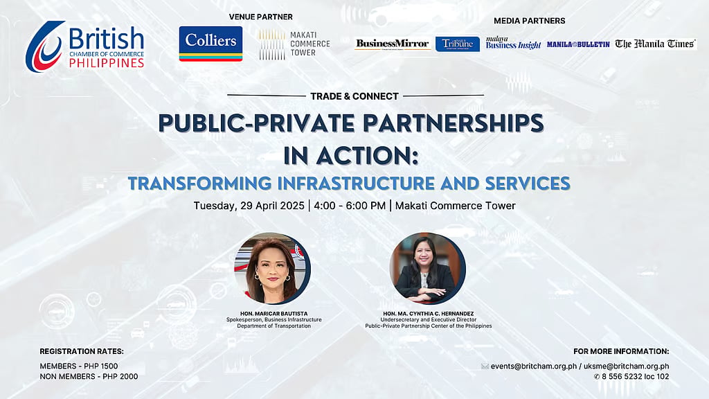 British Chamber: PPP, infra growth drivers 