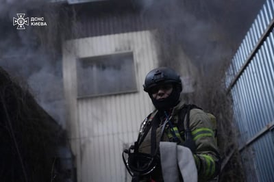 Ukraine authorities report missile attack on Kyiv
