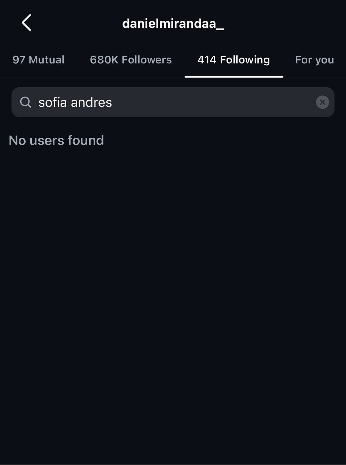Screengrab from Daniel Miranda Instagram