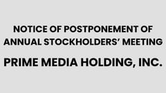Prime Media Holding, Inc.