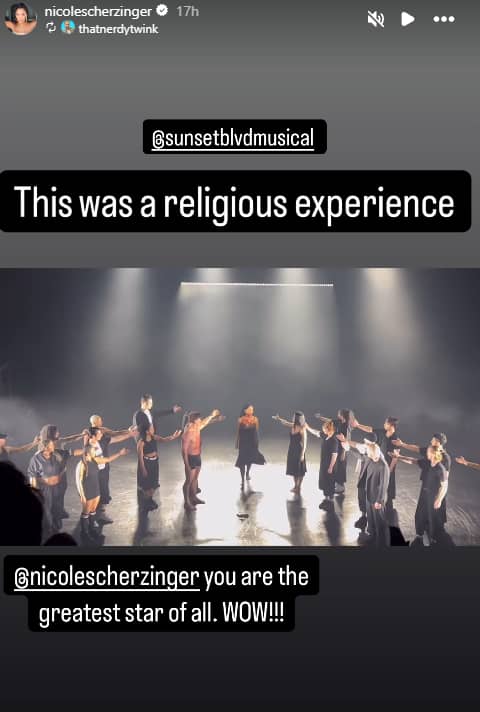 Screengrab from Nicole Scherzinger IG story