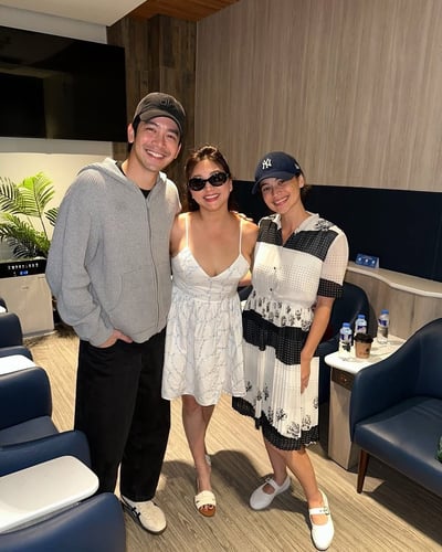 celebrities Rufa Mae Quinto, Anne Curtis, and Joshua Garcia