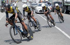 SURPRISE VICTORY: Standard Insurance pulls off shock time trial victory