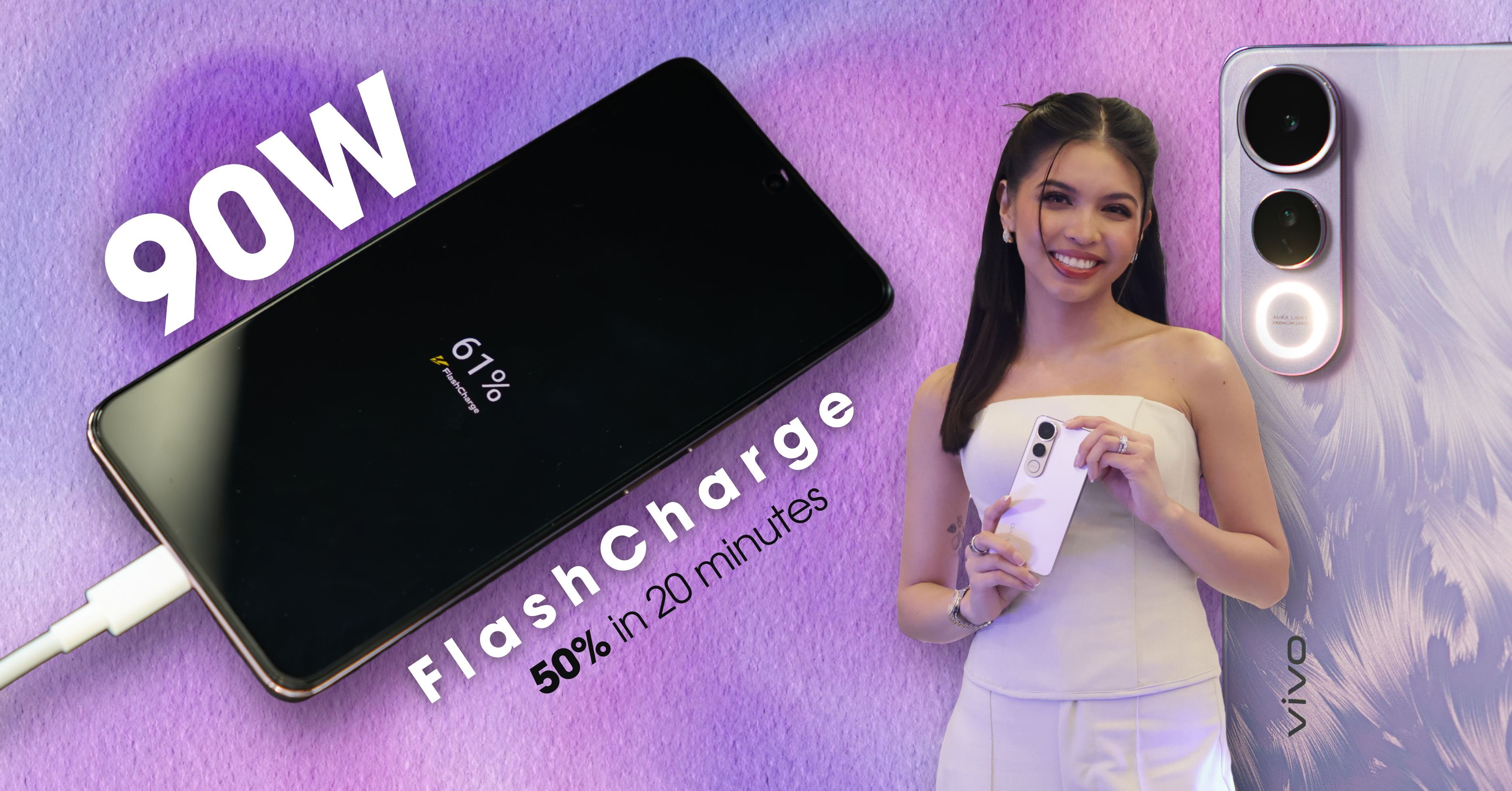 0–100% in under an hour: vivo V50 Lite’s charging magic
