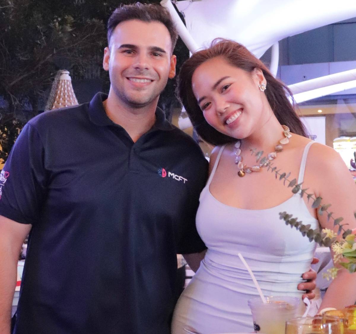 Brian Bewkes and influencer Mika Reyes.