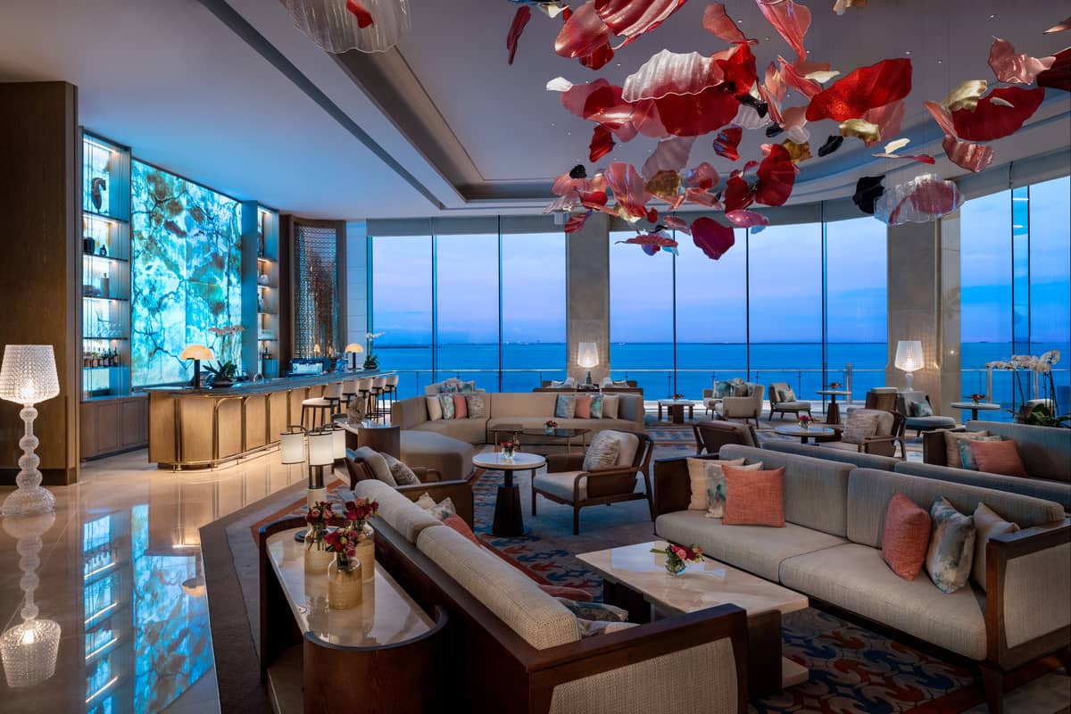NUSTAR Lobby Lounge (dusk).