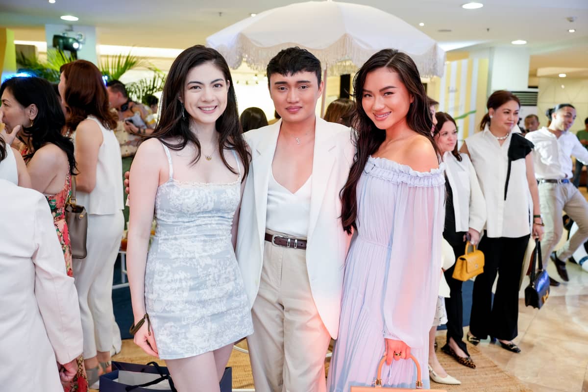 Kerry Tinga; Jeck Aguillar; and Nikki Huang, management trainee for SSI Group.