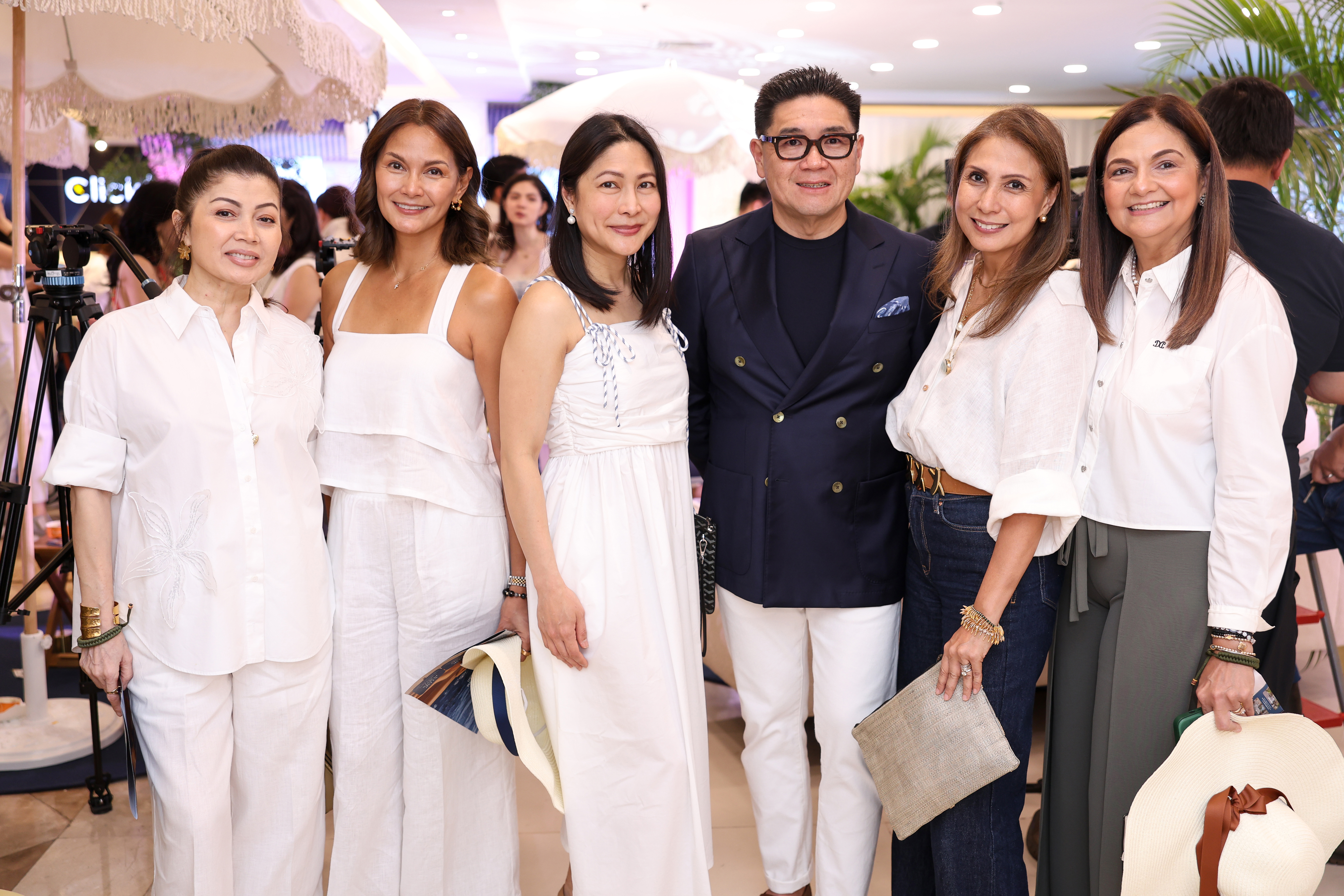 (From left) Ana Amigo, Tweetie de Leon, Attorney Karen Jimena, resident and CEO of SSI Inc., Rustan Commercial Corporation, and Rustan Marketing Corporation, Anton Huang, Julie Jalandoni-Boschi, and Gina Mohnani.