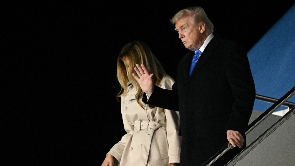 Trump in Rome for pope funeral in first foreign trip of new term