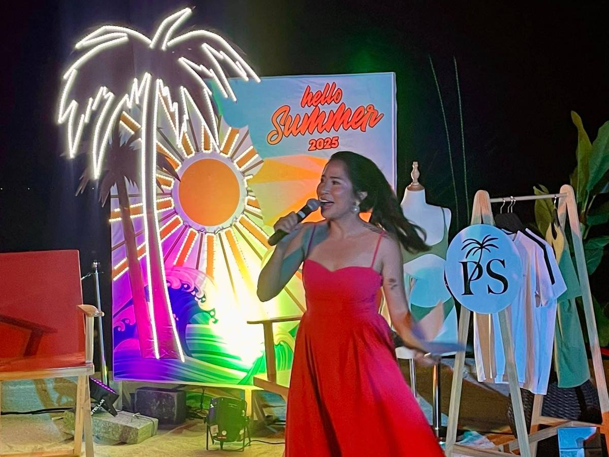 Andi Pateña-Matheeu, event host of Hello Summer Campaign Cebu launch.