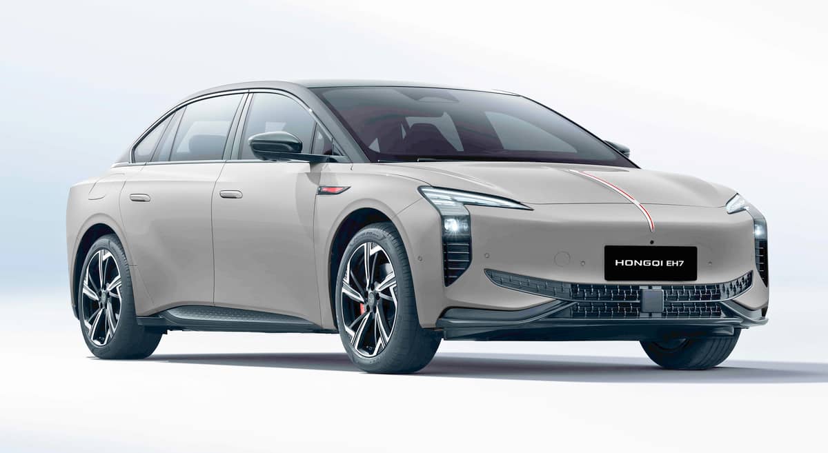 Along with the EHS7, Hongqi is unveiling another electric vehicle offering in the EH7 — Hongqi’s All-New All-Electric sedan.