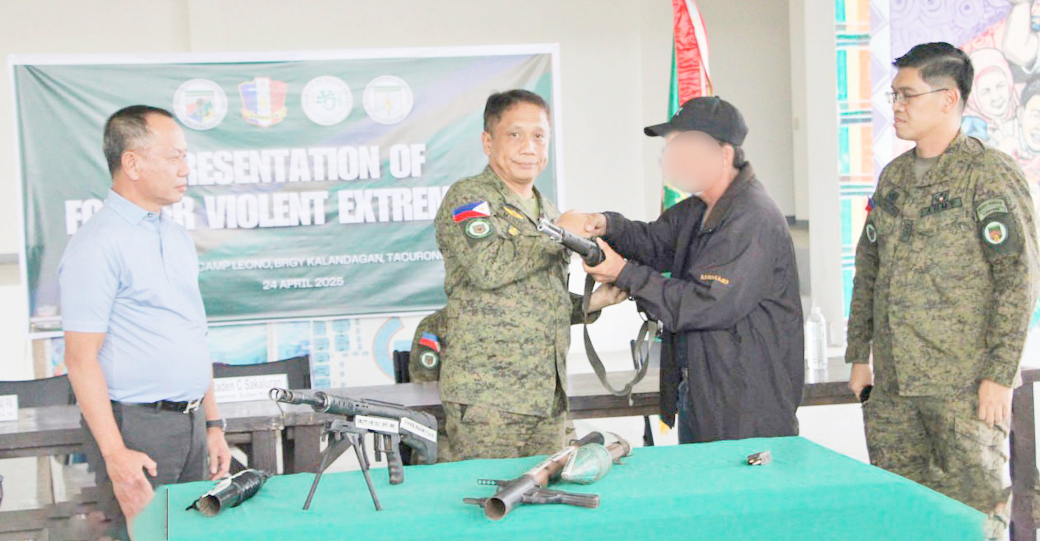 Terrorist leader, 5 others yield