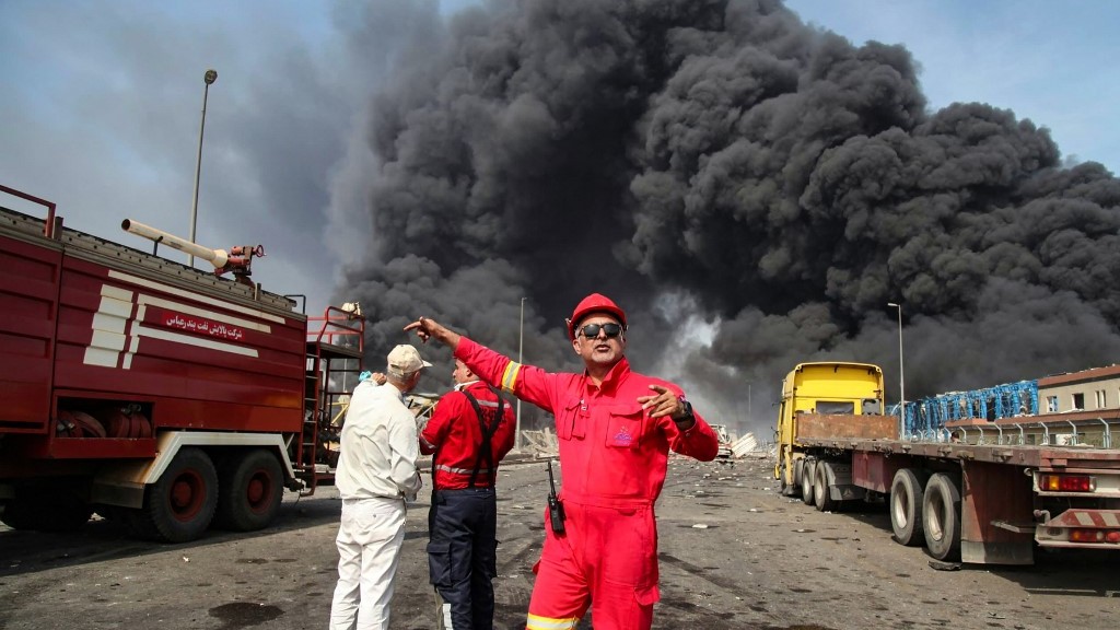 Toll from Iran port blast hits 40 as fire blazes