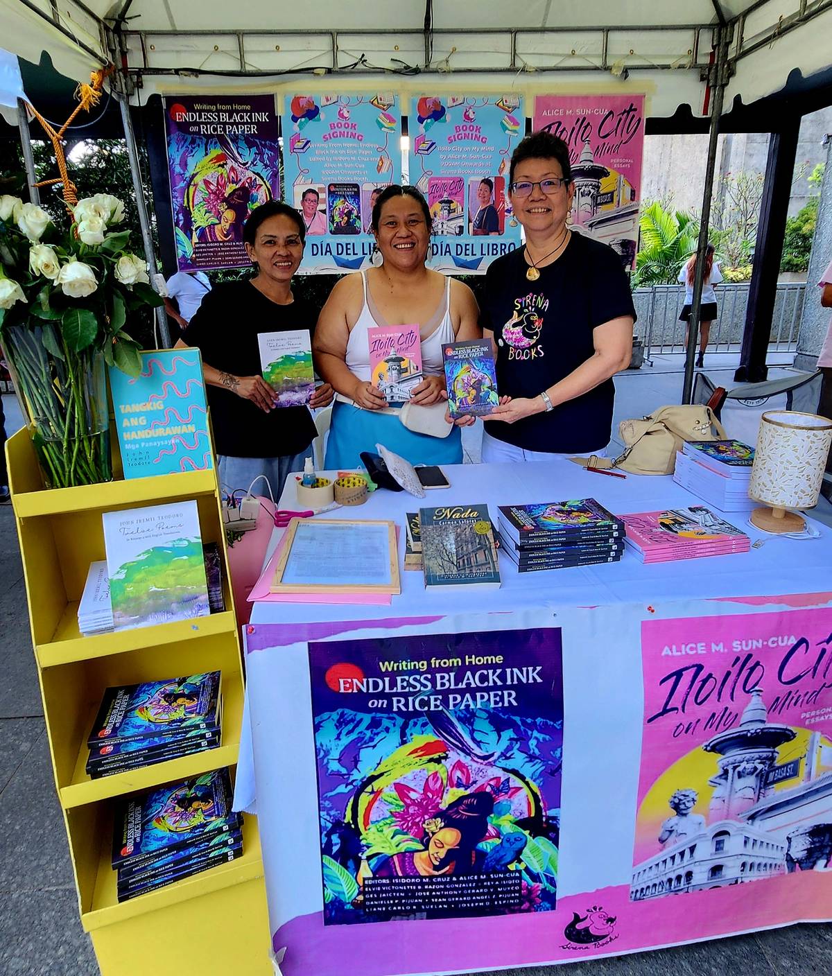 The newest indie publisher, Sirena Books, offered its first two titles including Alice M. Sun-Cua’s ‘Iloilo City on my Mind.’
