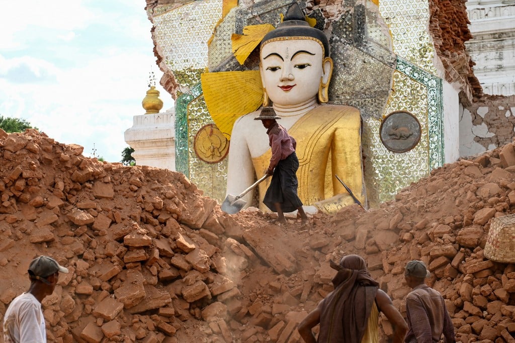 Lost to history: Myanmar heritage falls victim to quake