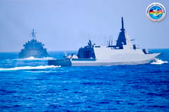 Navy confirms 3 Chinese warships in drills