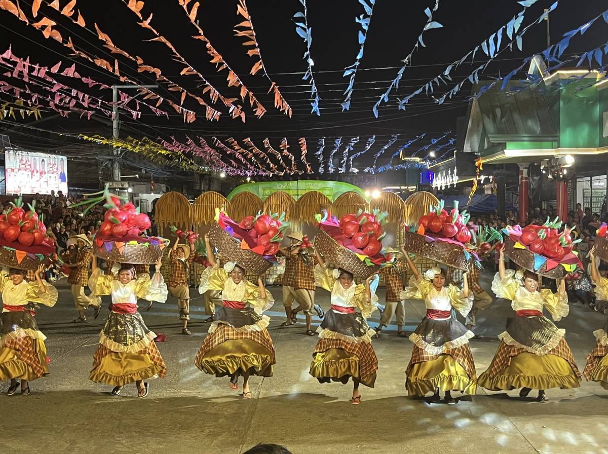 The dance showdown, a highlight of the Sibuyas Festival.
