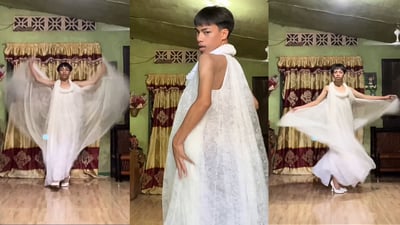 TikTok’s Pinoy DIY Queen Yu Jenner twirls in Loewe dress