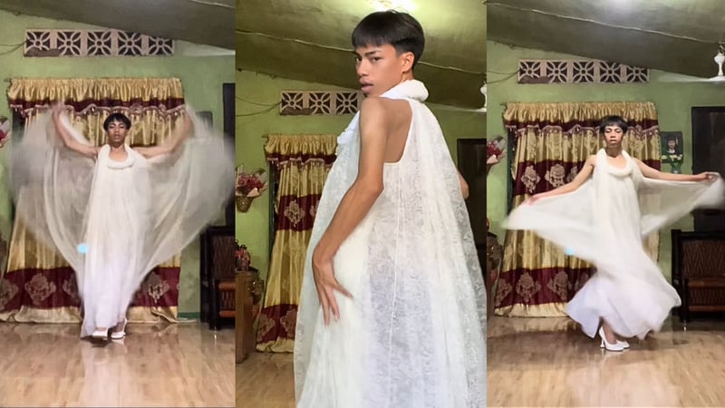 TikTok’s Pinoy DIY Queen Yu Jenner twirls in Loewe dress