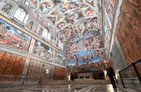 People visit the Sistine Chapel on the reopening day of the Vatican museum on February 1, 2021 in Vatican City, as the city-state eases its closure aimed at curbing the spread of the COVID-19 infection, caused by the new coronavirus. Pope Francis died on April 21, 2025 aged 88, a day after making a much hoped-for appearance at Saint Peter's Square on Easter Sunday, the Vatican said in a statement.