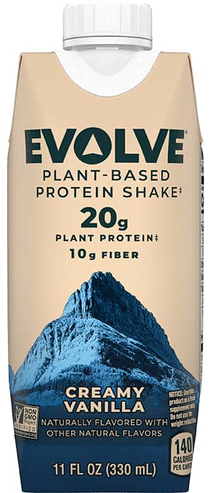 Healthy Options	

Evolve Ideal Vanilla Protein Shake