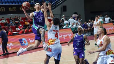 Alec Stockton and Converge keep soaring as they booked a 107-97 win over Rain or Shine in the PBA Philippine Cup yesterday at the Philsports Arena.