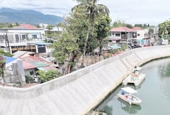 Balanga flood control structure completed