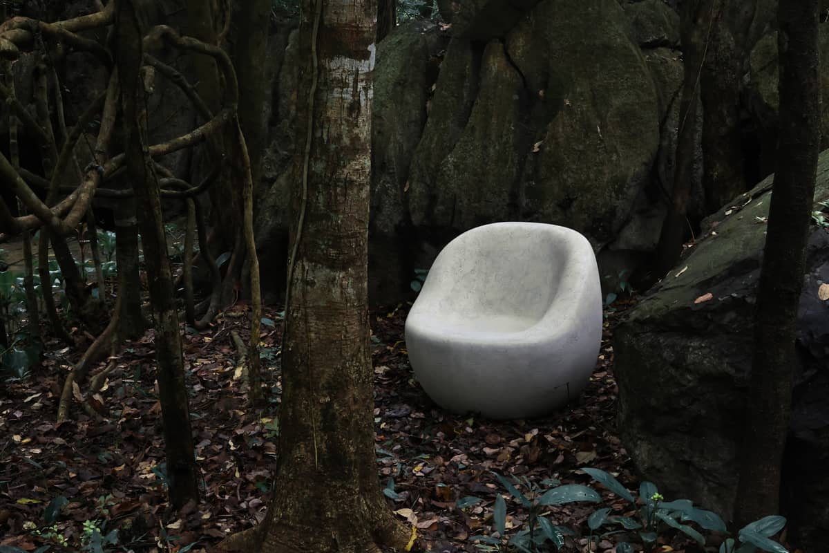 Marble chair that takes nature into your home.