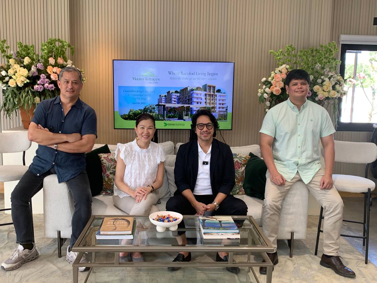 From left: PHINMA Properties president and CEO Raphael Felix, Atty. Reggie Jacinto-Barrientos from JEPP Property Corporation, Royal Pineda+ Architecture·Design principal architect and CEO Ar. Royal Pineda, and vice president and chief housing officer Paolo Reyes