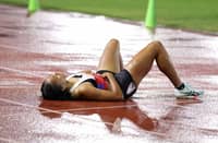 Kristina Knott slides her way into a gold medal finish in the ICTSI Philippine Athletics Championships.