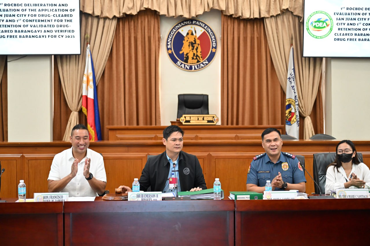 San Juan declared ‘drug-free’ city
