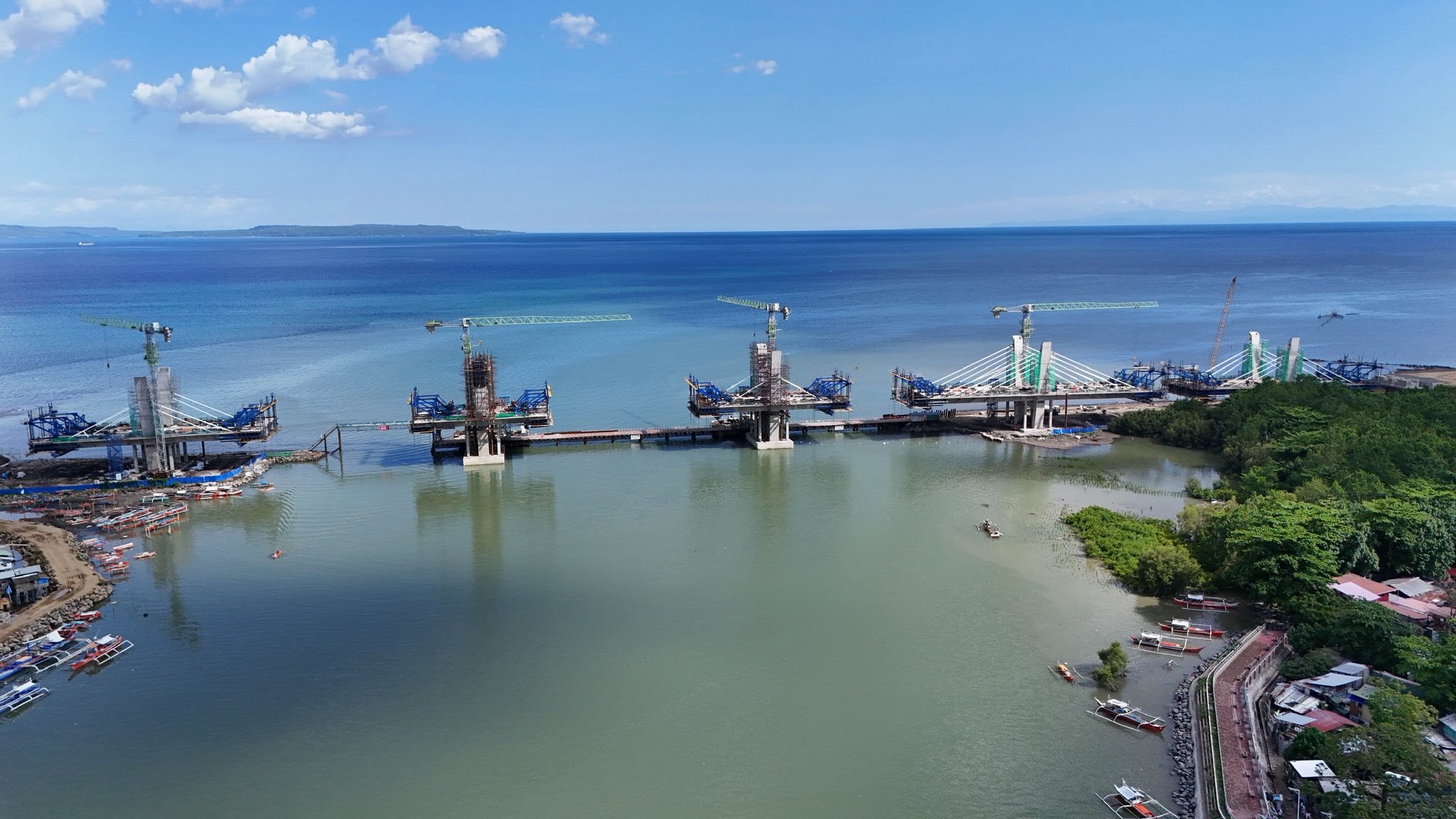Bucana Bridge in Davao City 85% complete — DPWH