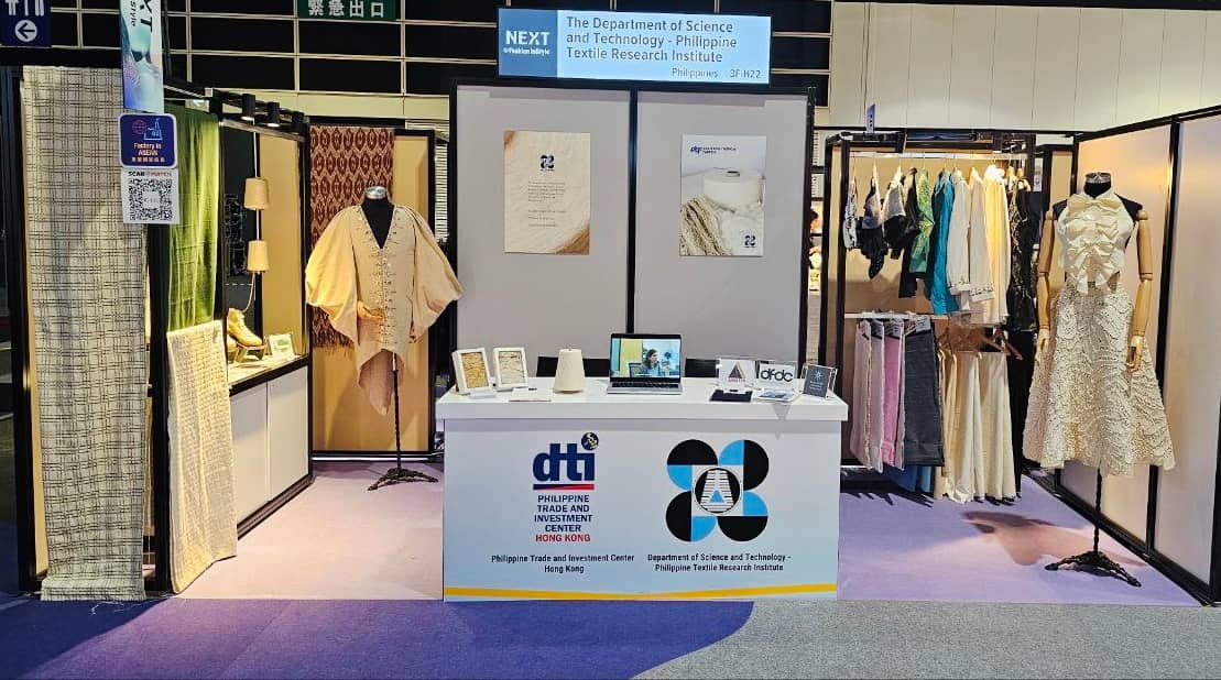 DTI, PTRI and PFC booth at the Next@InStyle Hong Kong Fair 2025.